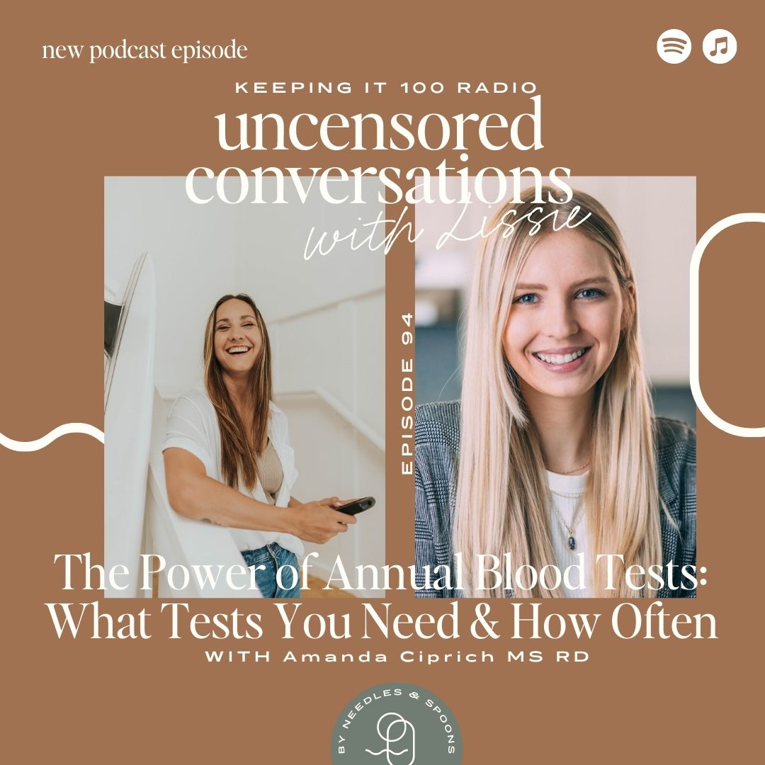 Episode 94: The Power of Annual Blood Tests: What Tests You Need & How Often with Amanda Ciprich MS RD